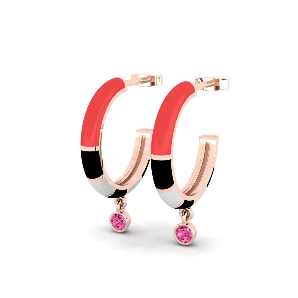 Pink Tourmaline Women's Earring Svert