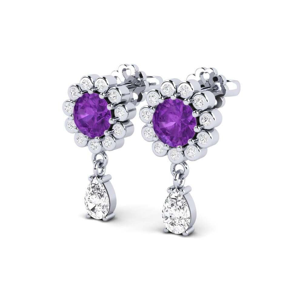 Amethyst SYLVIE Earring Svetlo
