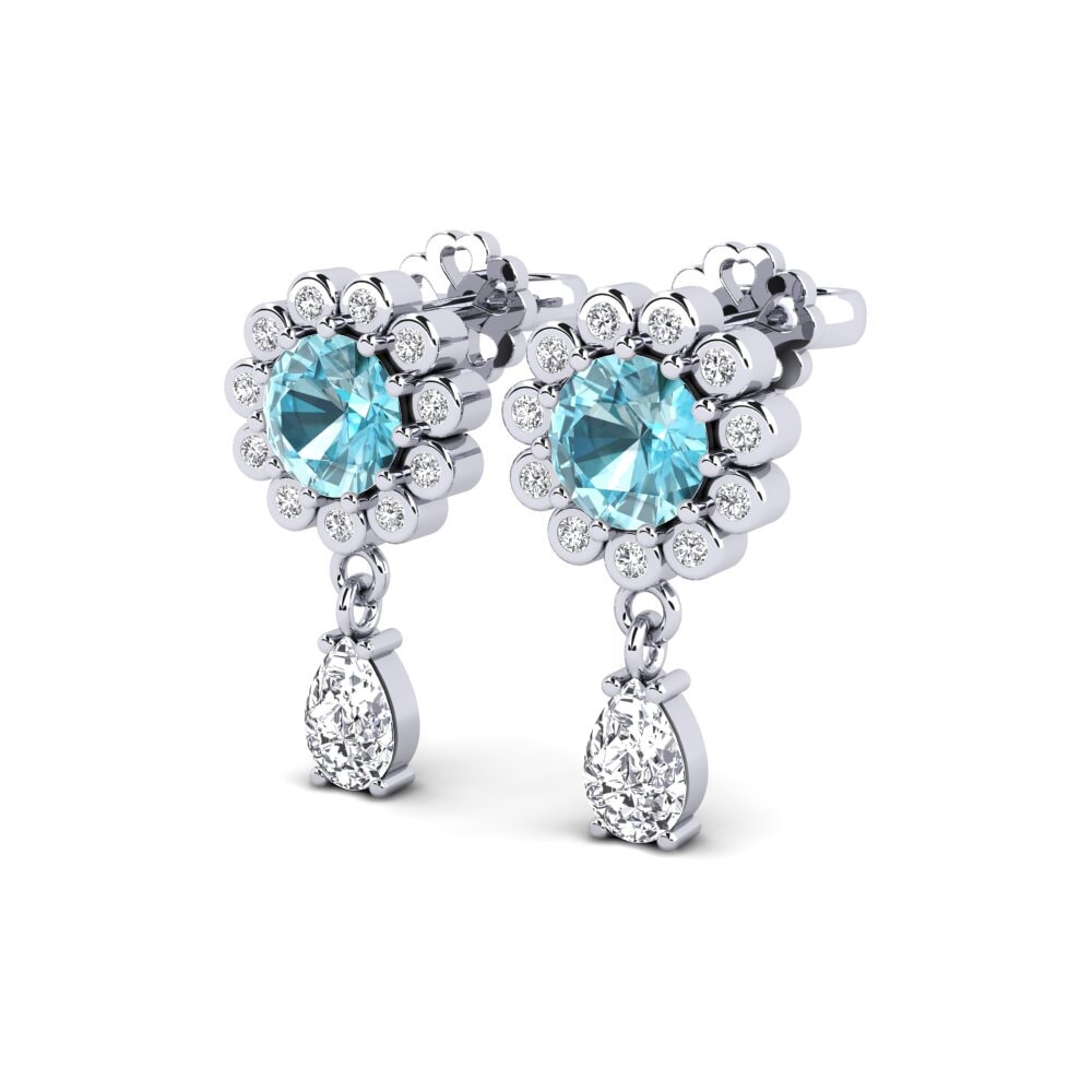 Blue Zircon SYLVIE Earring Svetlo