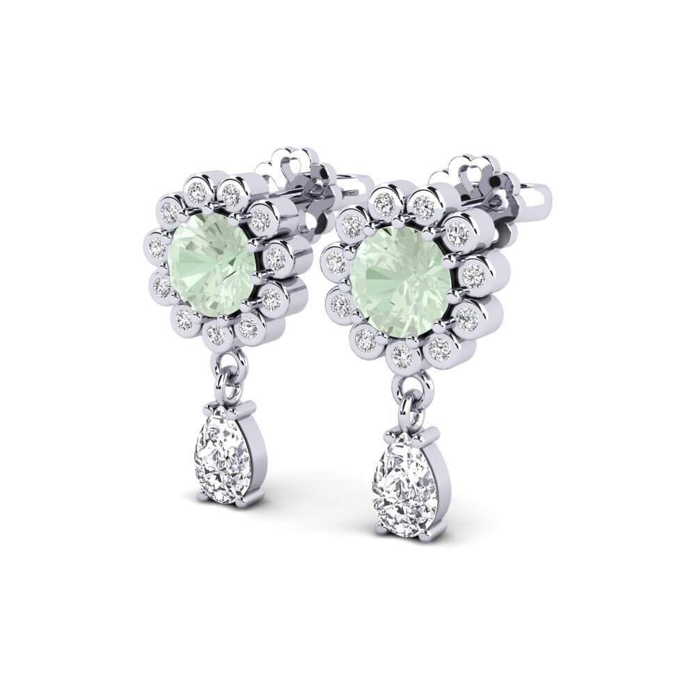 Green Amethyst SYLVIE Earring Svetlo