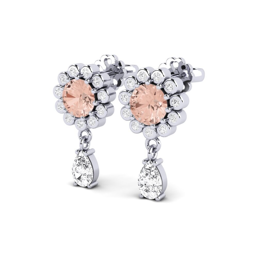 Morganite SYLVIE Earring Svetlo