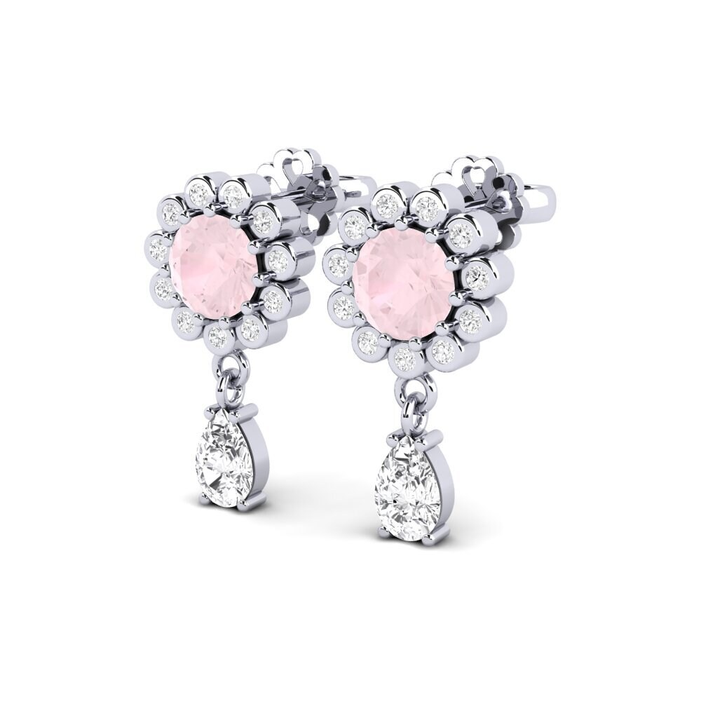 Rose Quartz SYLVIE Earring Svetlo