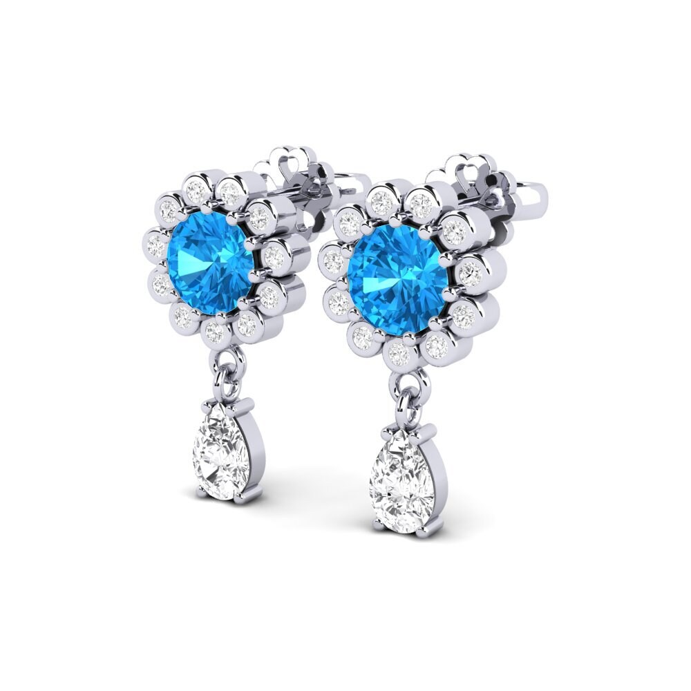 Blue Topaz SYLVIE Earring Svetlo