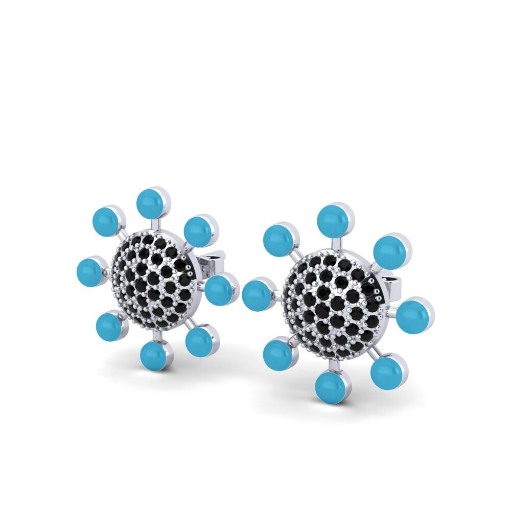 Black Sapphire Earring Svoboda