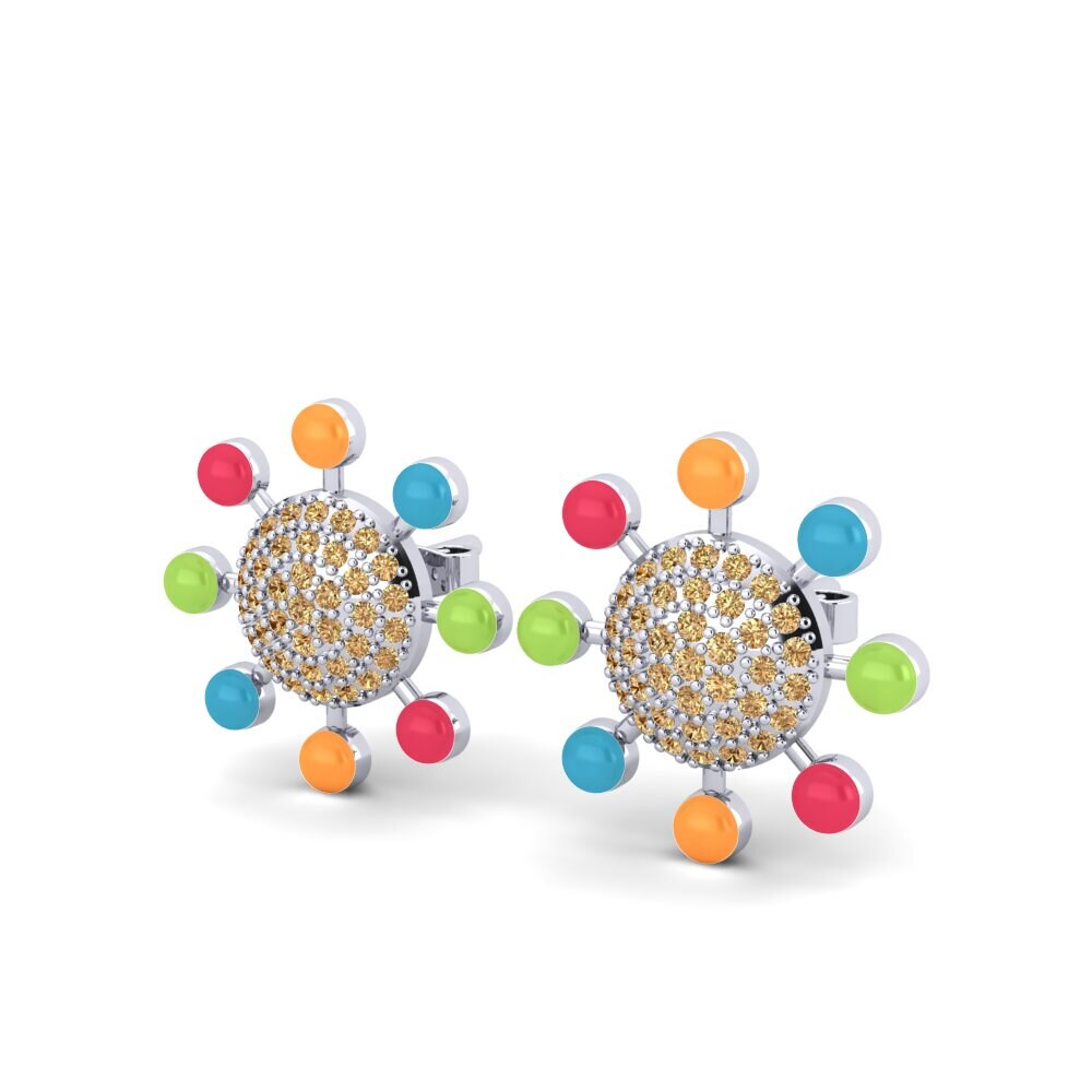 Brown Diamond Women's Earring Svoboda