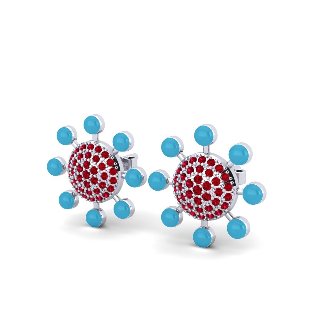 Red Zirconia Women's Earring Svoboda