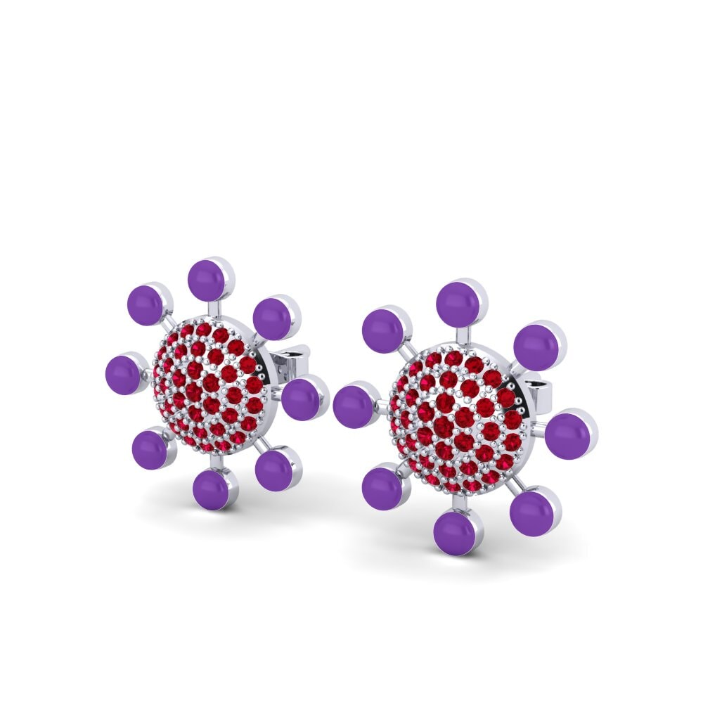 Red Zirconia Women's Earring Svoboda
