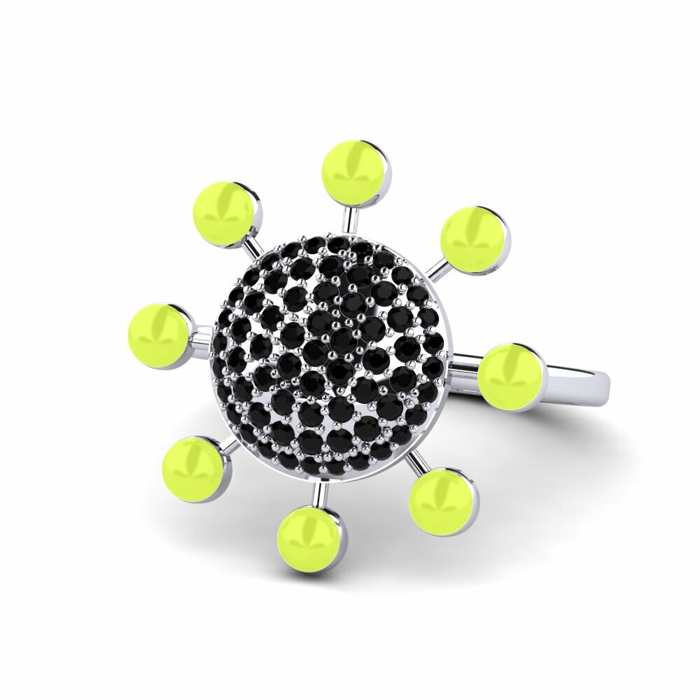 Bagues de fiançailles Diamant Noir Fusion