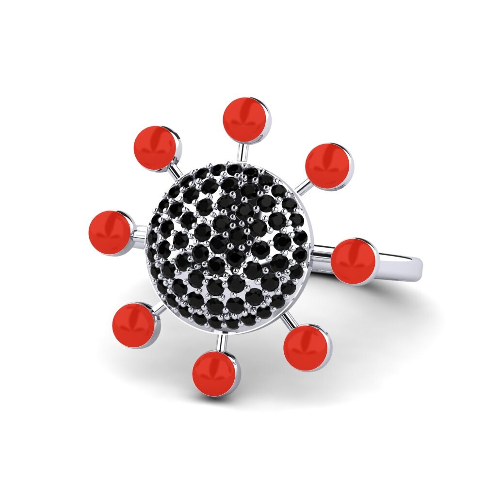 Schwarzer Diamant Ring Svoboda