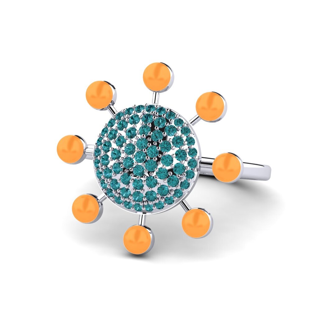 Blauer Diamant Ring Svoboda