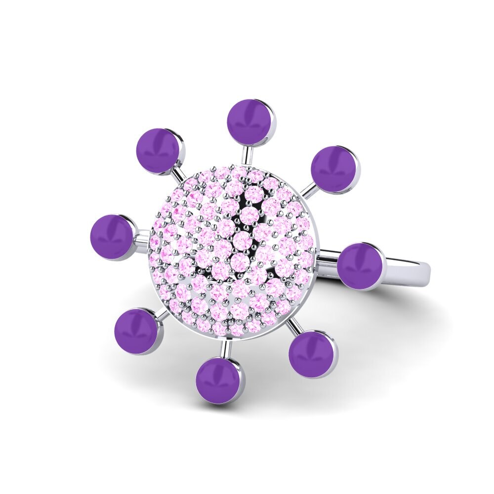 Rosa Saphir Ring Svoboda