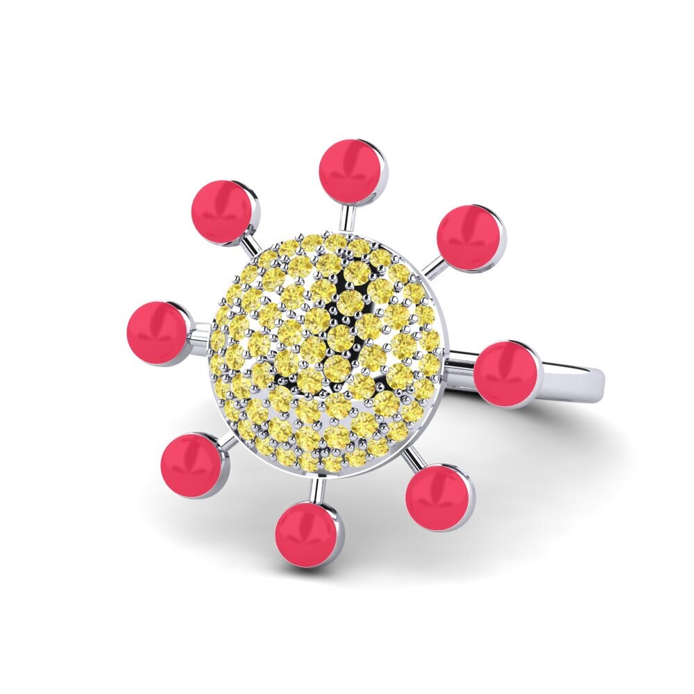 Gelber Saphir Ring Svoboda