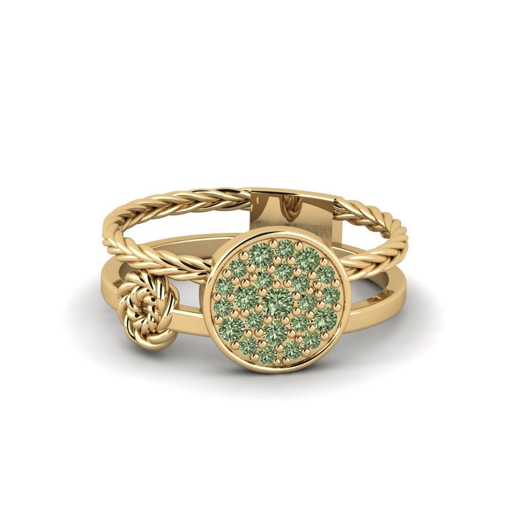 Green Diamond Ring Swelling