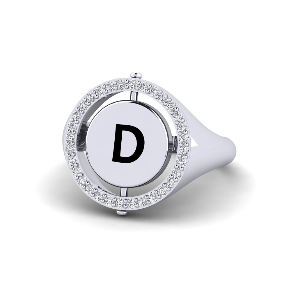 Palladium 950 Rubin Ring Swenet
