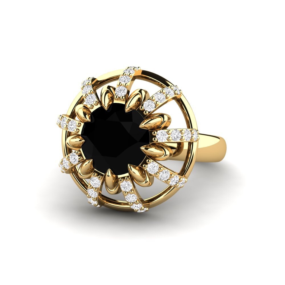 Black Sapphire Engagement Ring Swerve