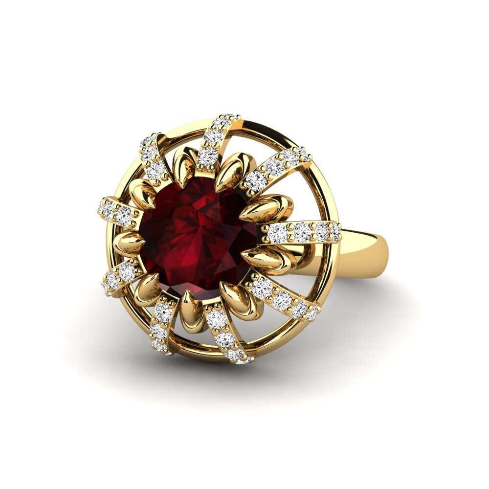 Garnet Engagement Ring Swerve