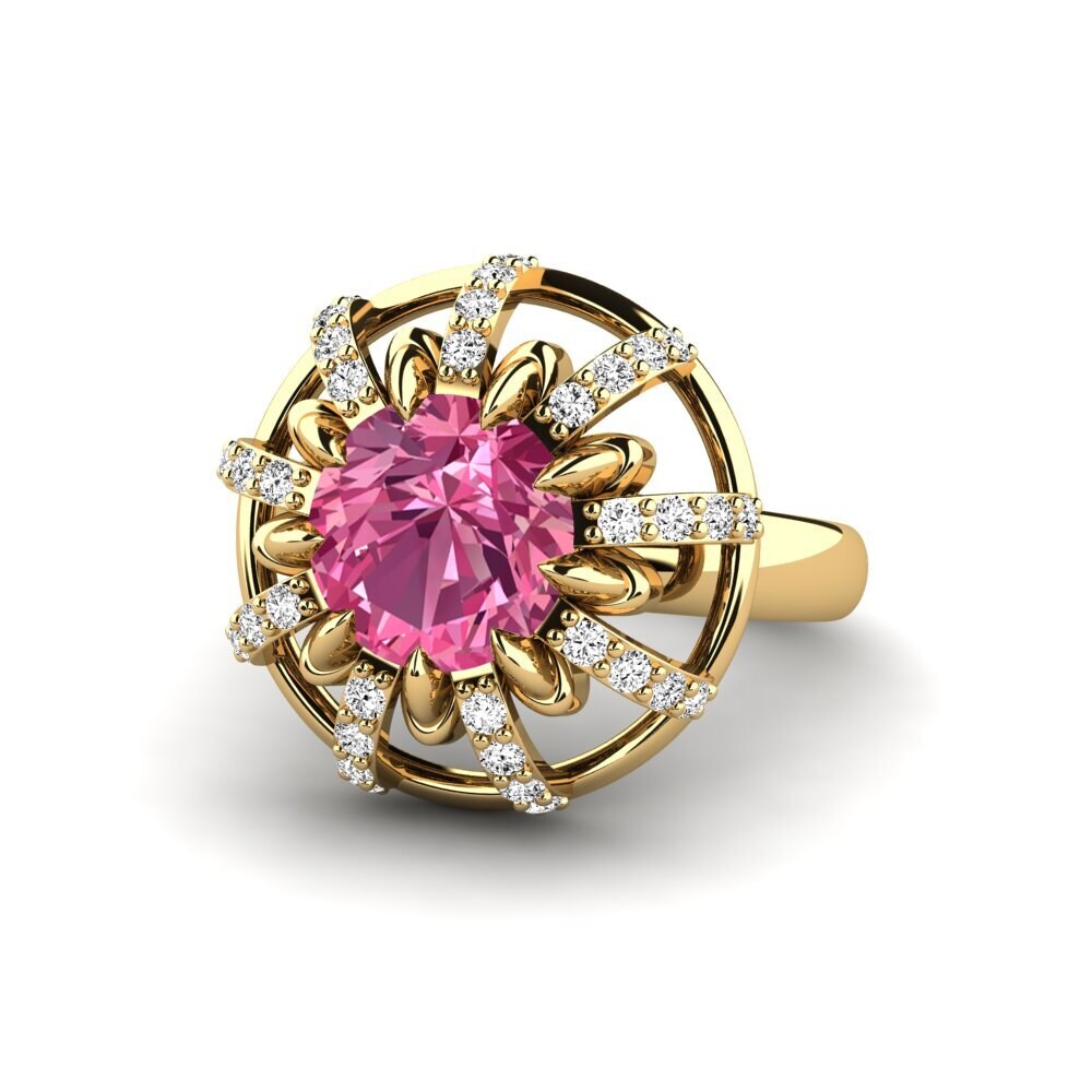Pink Tourmaline Engagement Ring Swerve