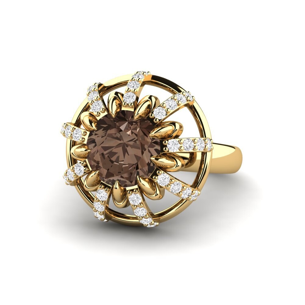 Smoky Quartz Engagement Ring Swerve