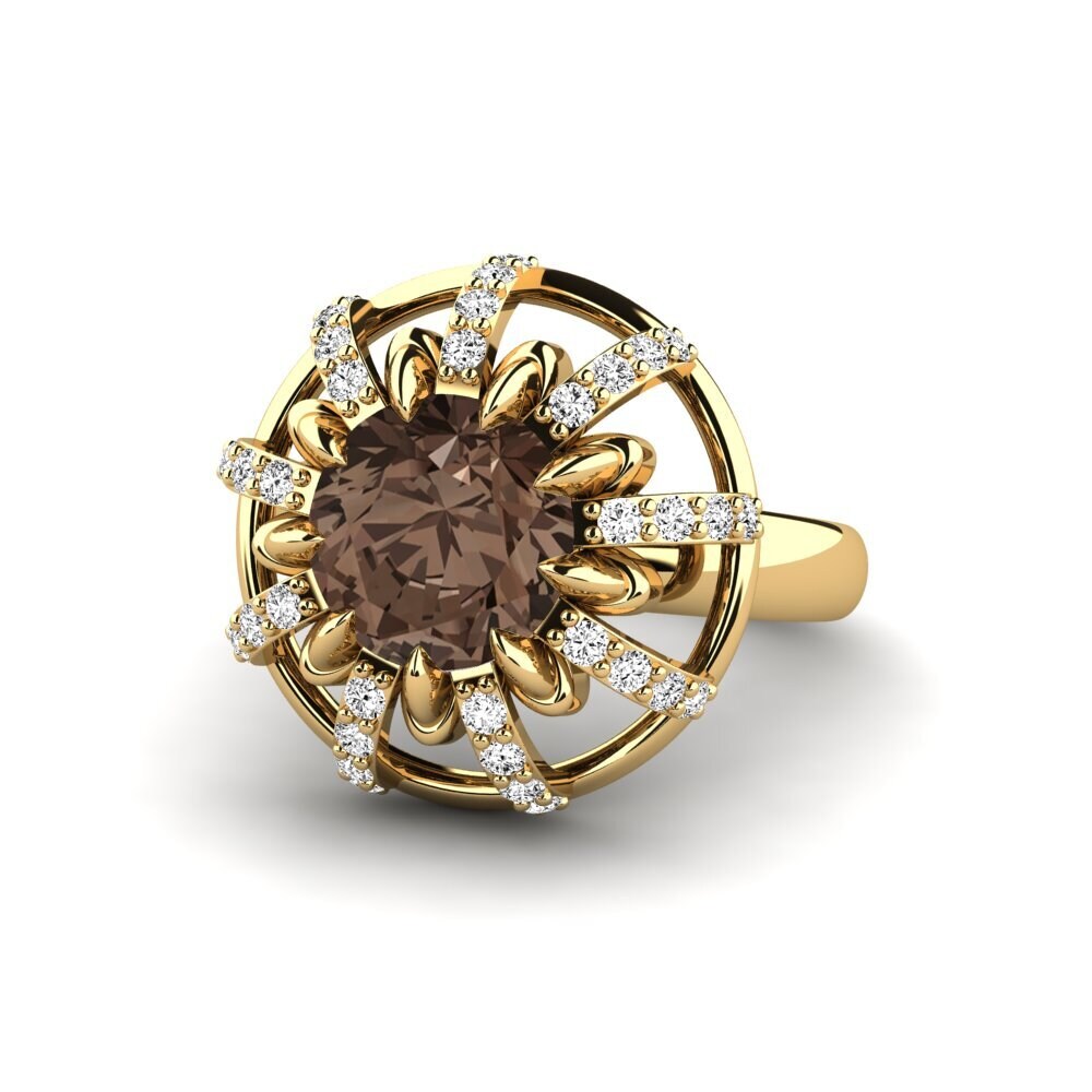 Smoky Quartz Engagement Ring Swerve