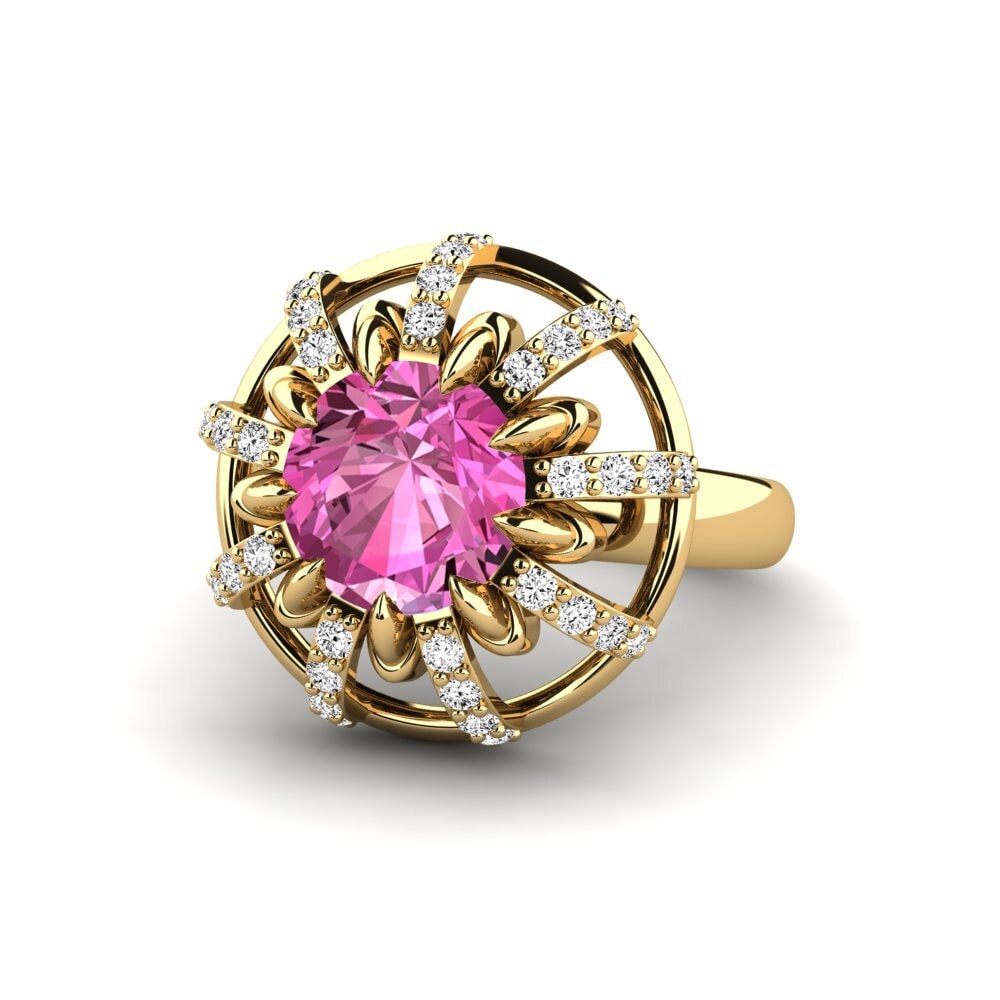 Pink Topaz Engagement Ring Swerve