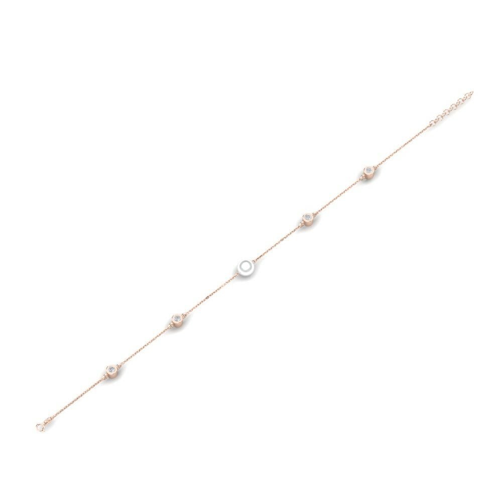 18k Oro Rosa Pulsera de Mujer Swiet
