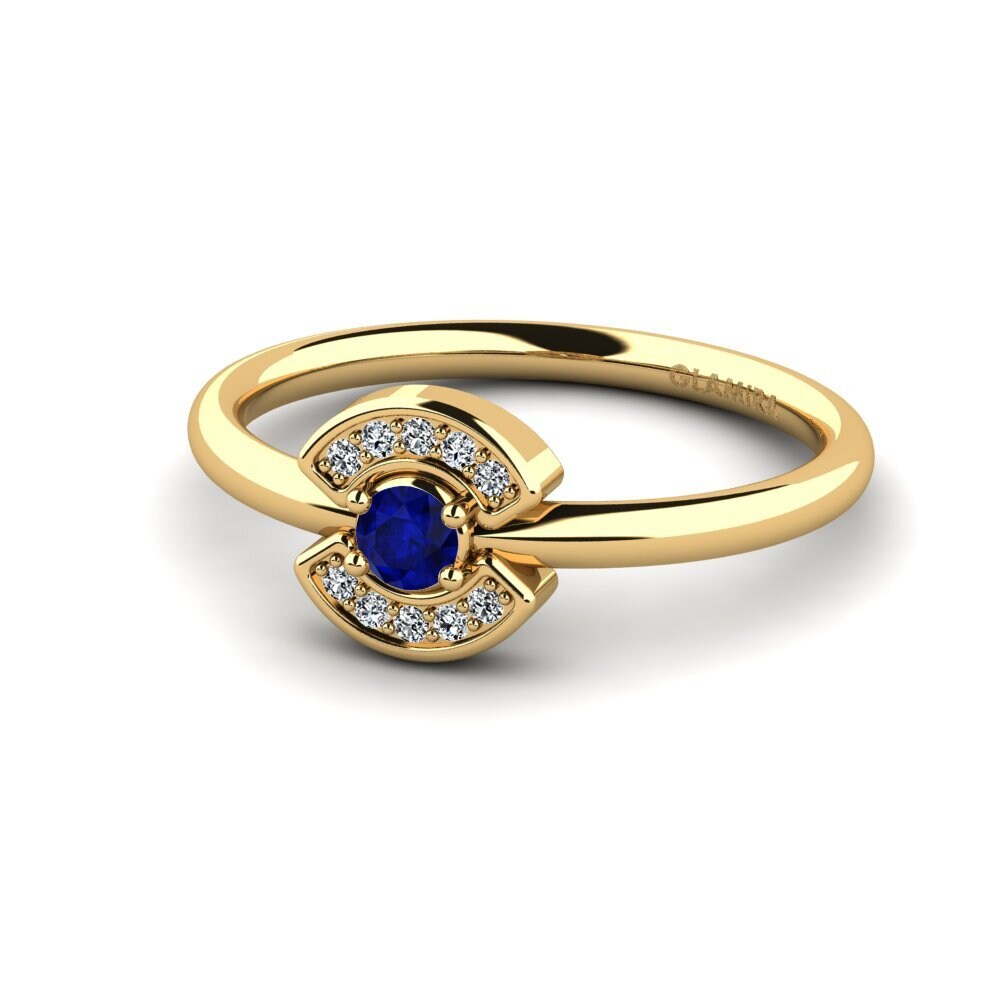 Zafiro Anillo de compromiso Sybile