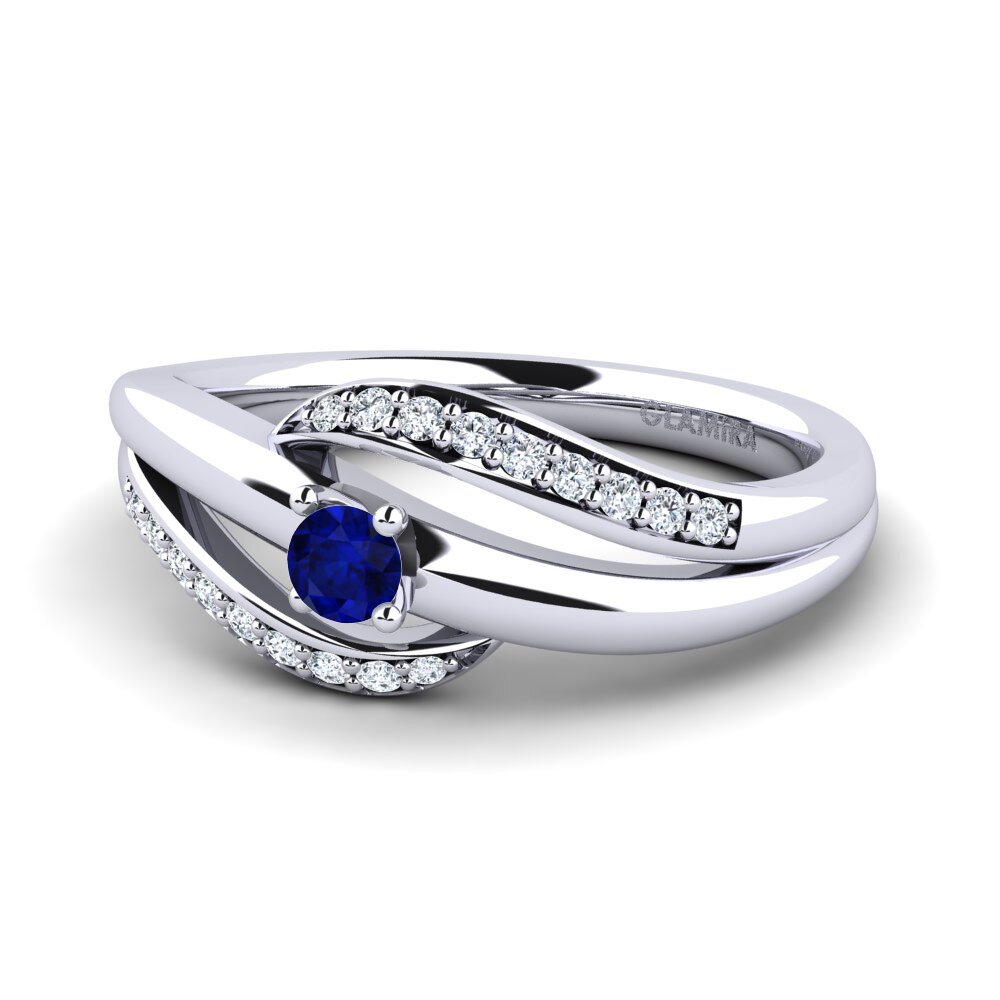 Zafiro Anillo de compromiso Sydney 0.1 crt