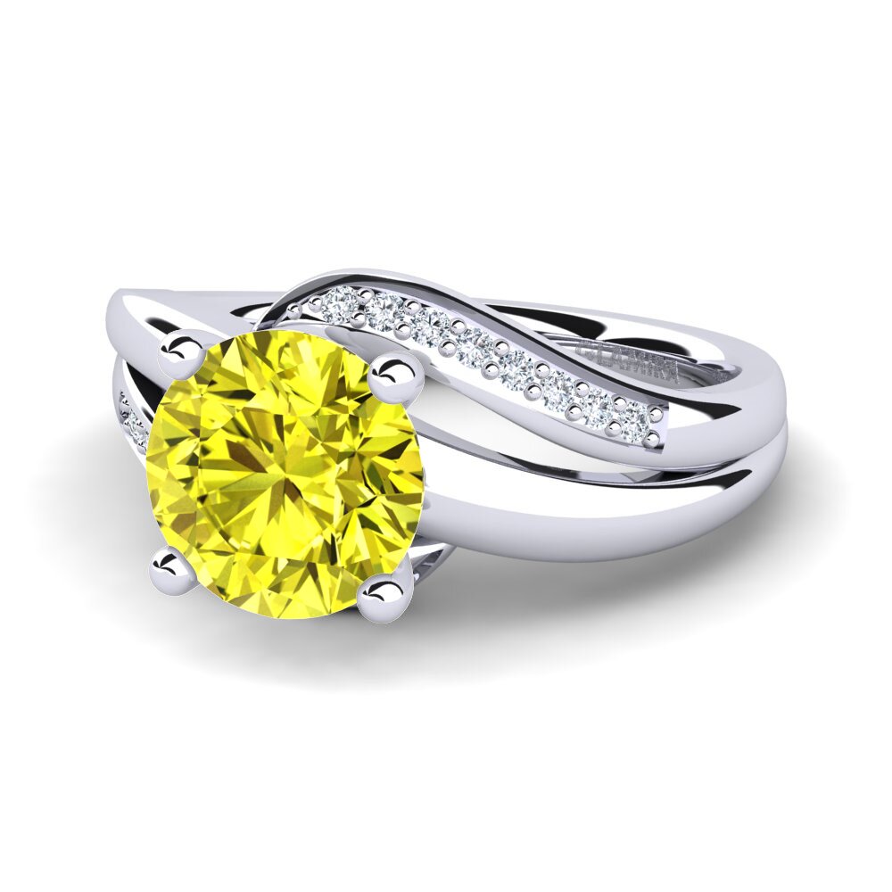 Yellow Diamond Engagement Ring Sydney 2.0 crt