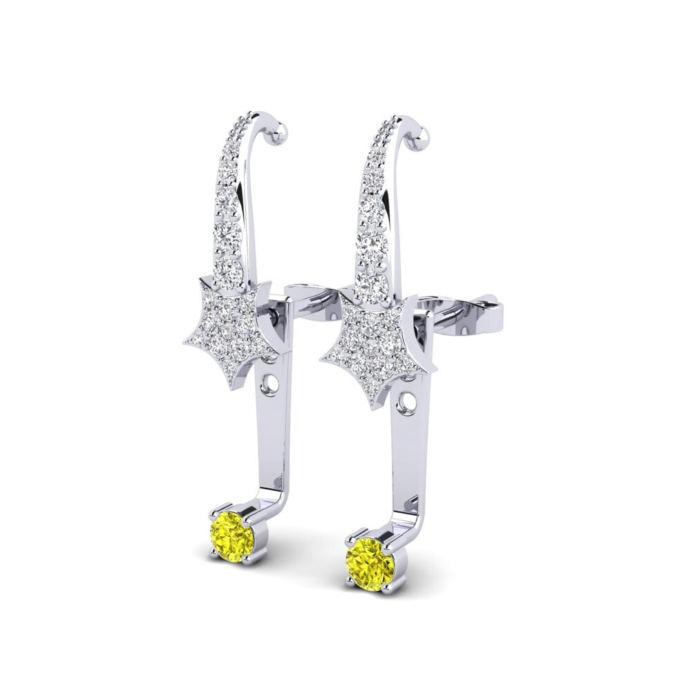 Yellow Diamond Women's Earring Synaisthema