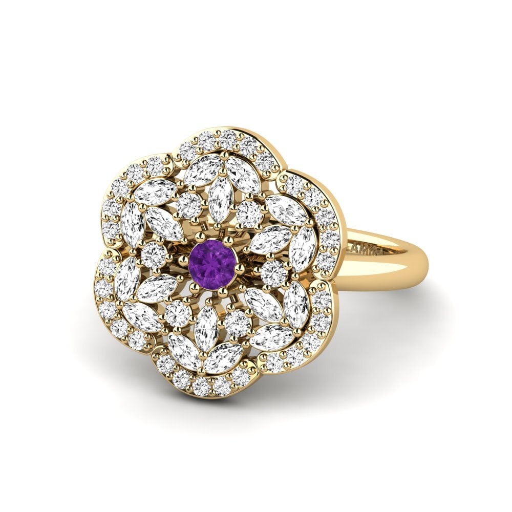 Amatista Anillo Sypori
