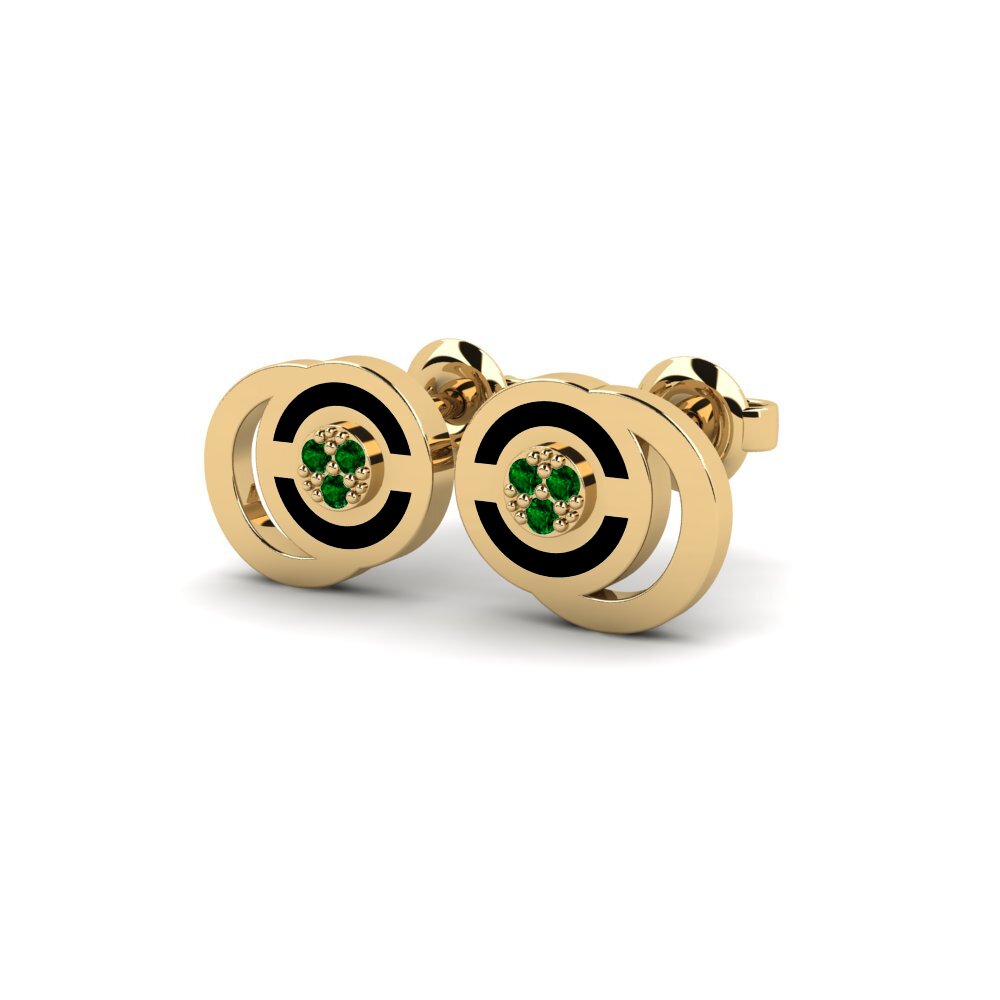 Zircone Verde Orecchino da donna Szellem