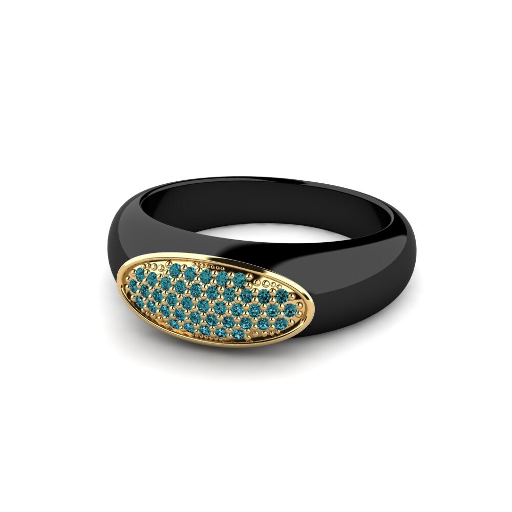 Blauer Diamant Ring Taalty