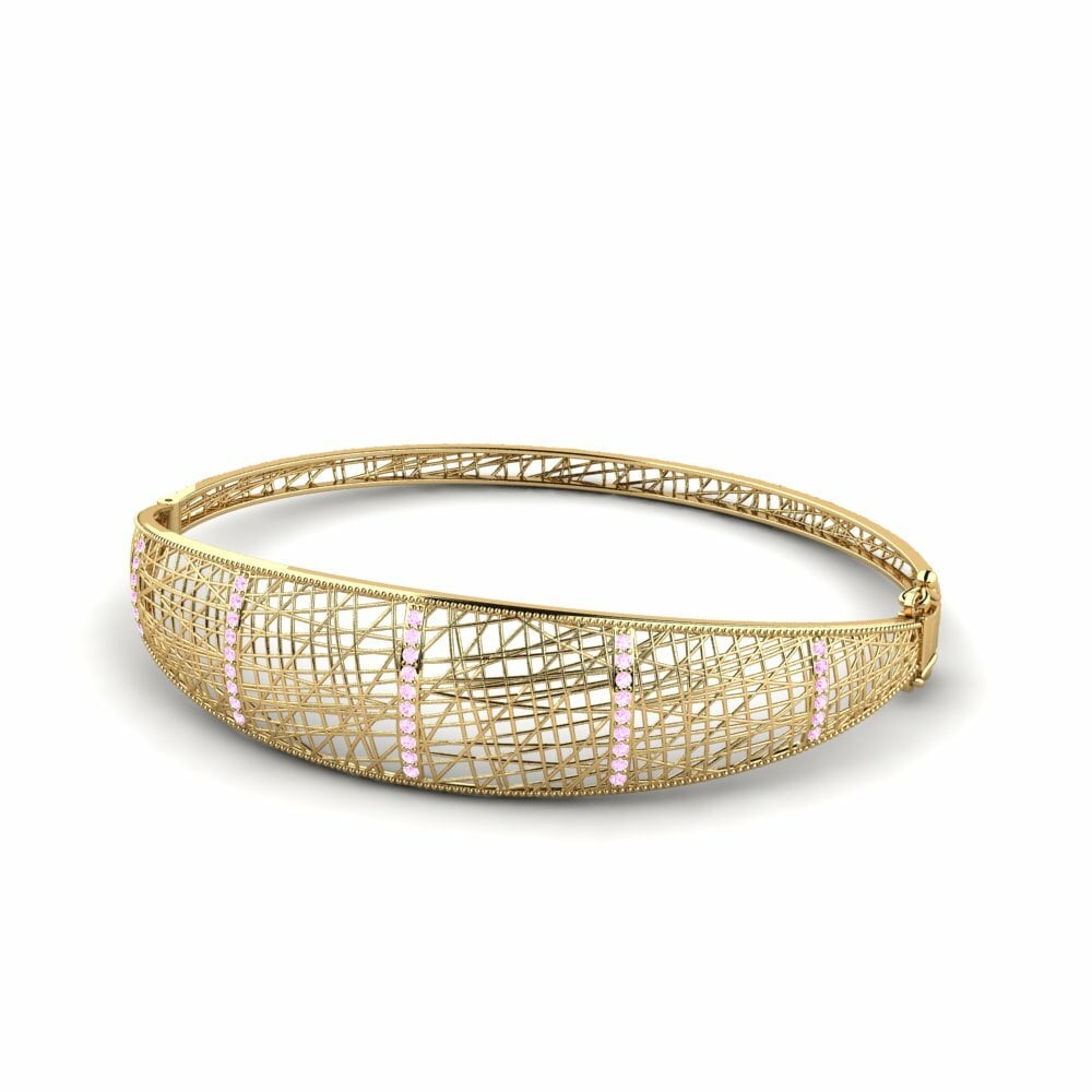 Zafiro Rosado Brazalete de mujer Seema