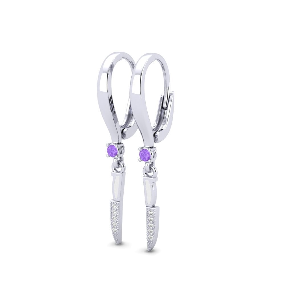 Amethyst Earring Tacet