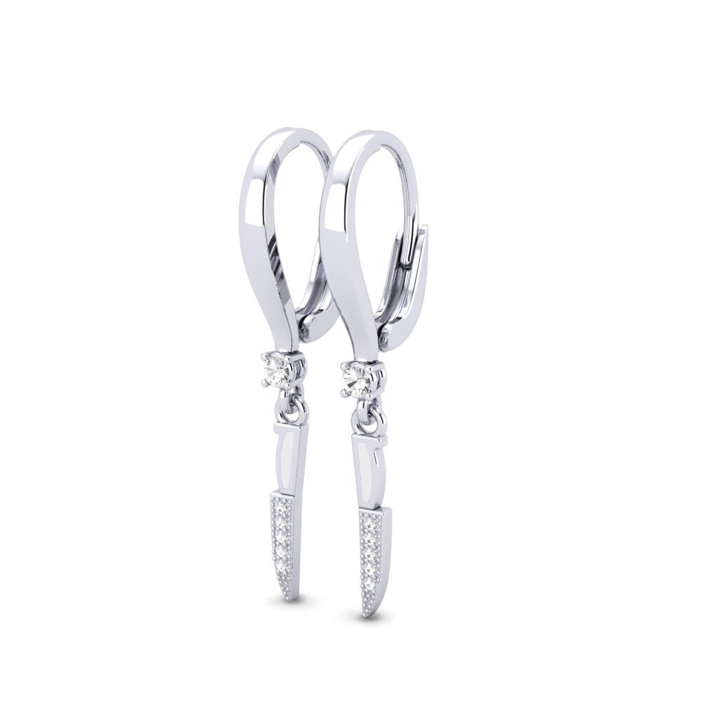 White sapphire Women's Earring Tacet