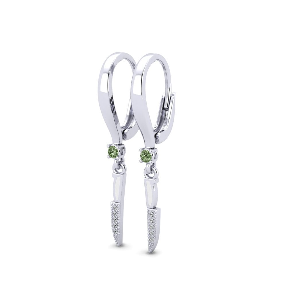 Diamante Verde Pendiente de mujer Tacet