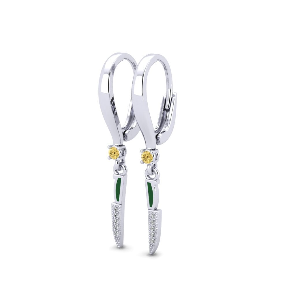 Yellow Diamond Women's Earring Tacet