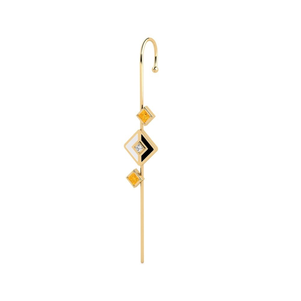 Citrine Ear Piercing Tagas