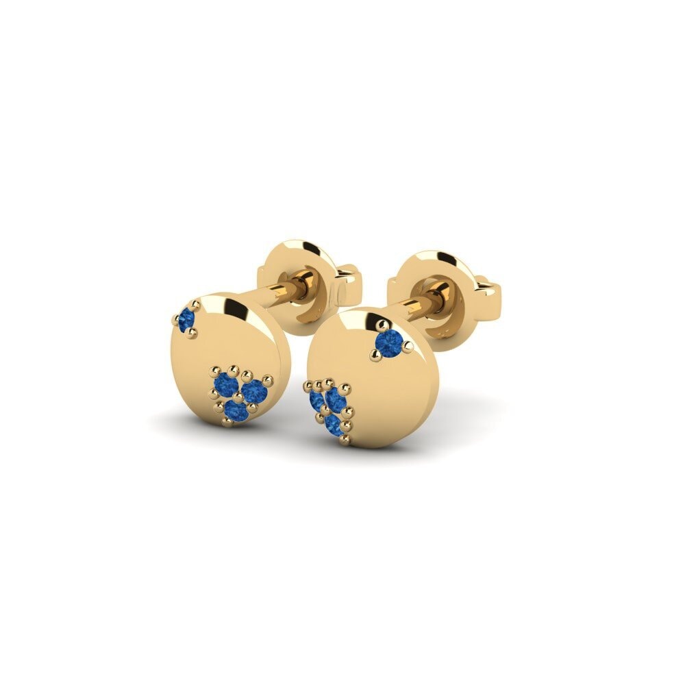sapphire-zirconia ต่างหู Taldie