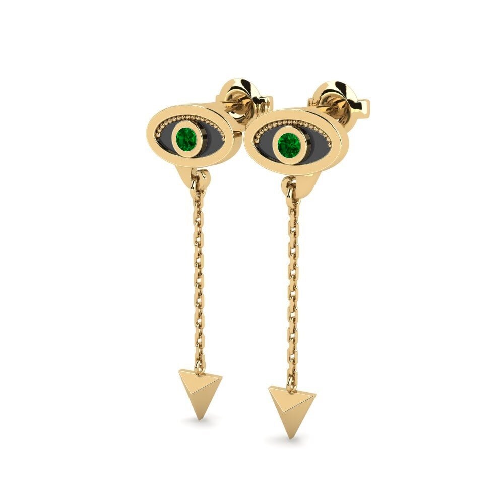 Circonita Verde Pendiente de mujer Talismans - A