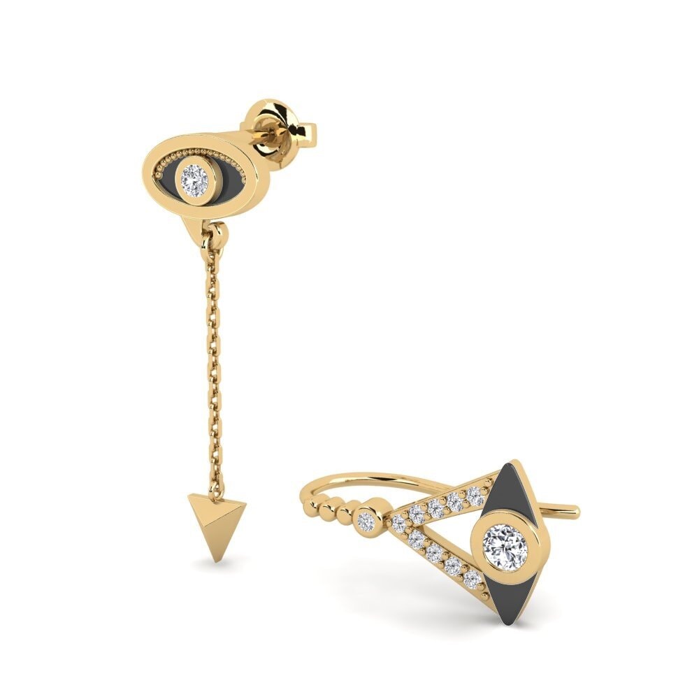Diamant Boucle d'oreille femme Talismans Set