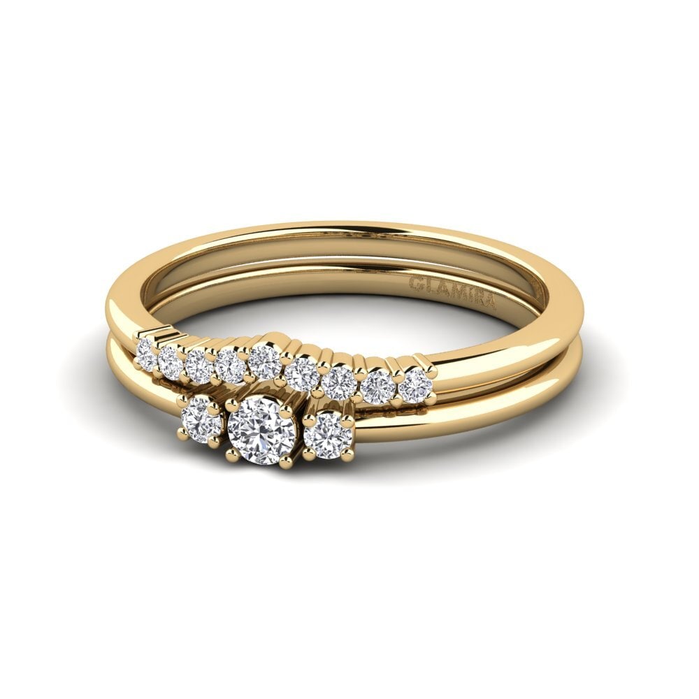 Labor-gezüchteter Diamant Ring Talmeri - Set