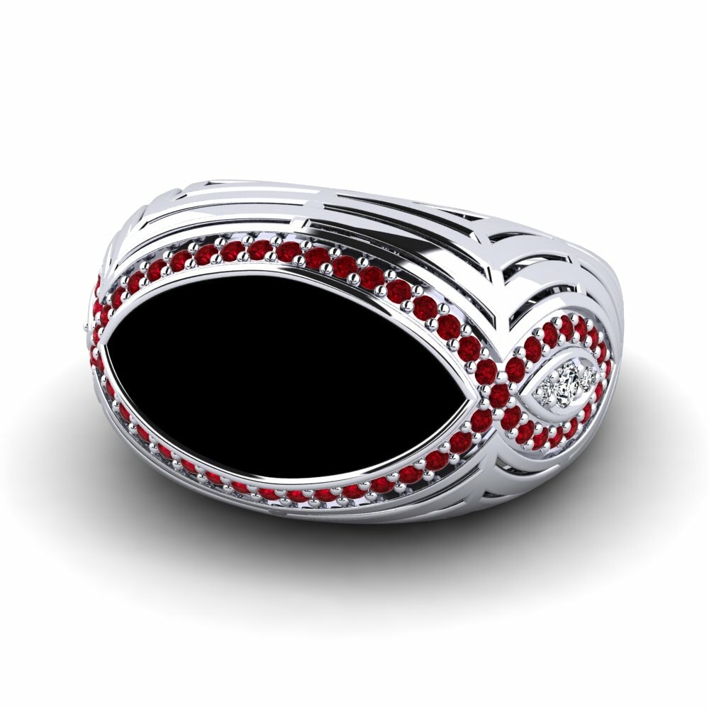 Circonita Roja Anillo Tambra