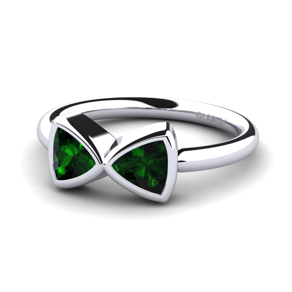 Turmalina verde Anillo Tammera