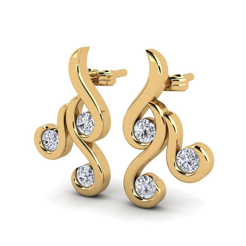 Laboratorium Gekweekte Diamant Dames Oorbellen Tanika