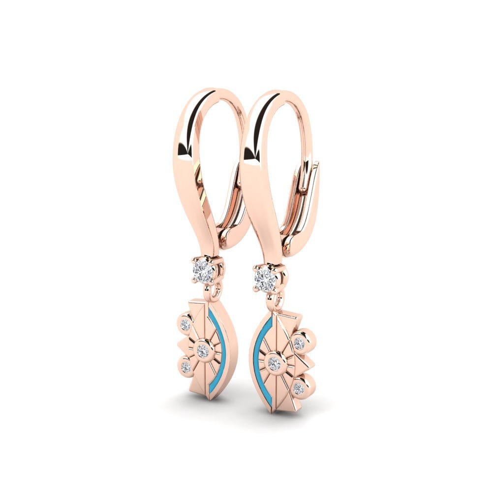 14k Rose Gold Women's Earring Tarian