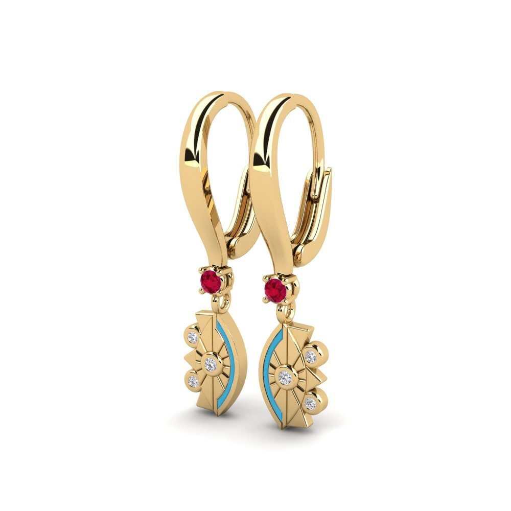 Ruby Women's Earring Tarian