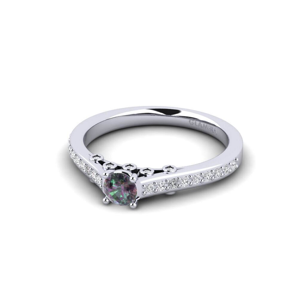 Mystic Topaz Engagement Ring Tartufa