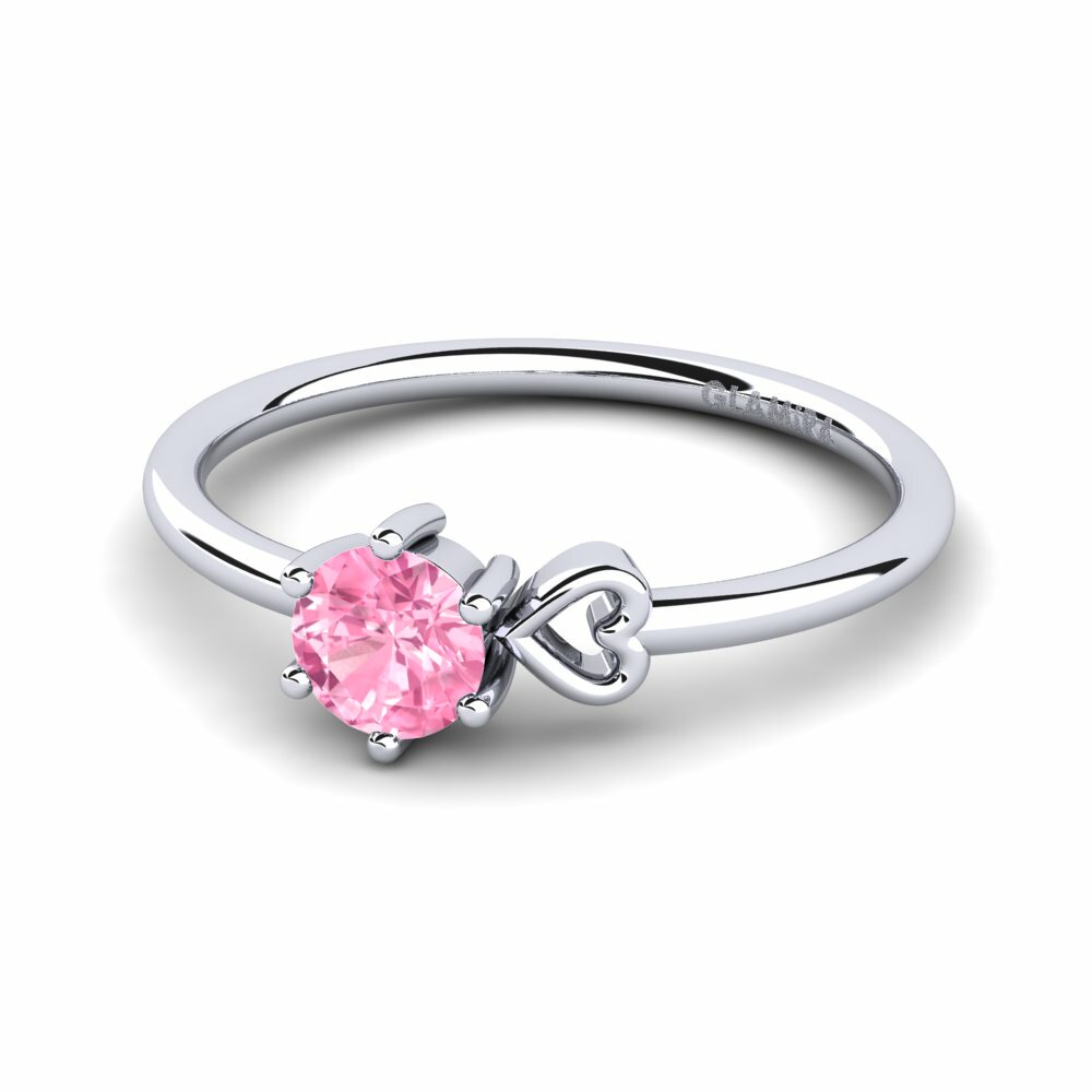 Anillo de Mujer Tasenka Zafiro Rosado