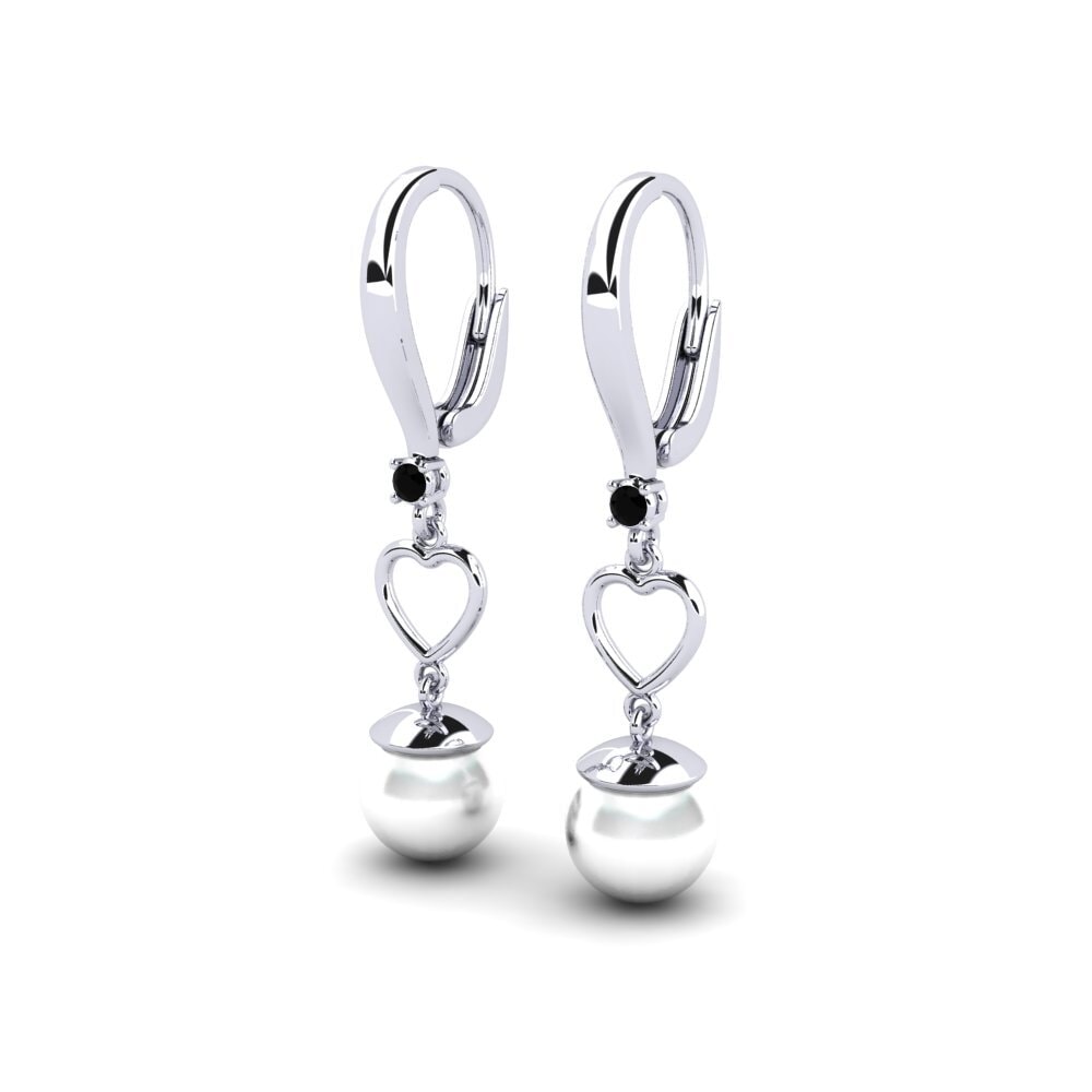Diamante Negro Pendiente de mujer Tatreals